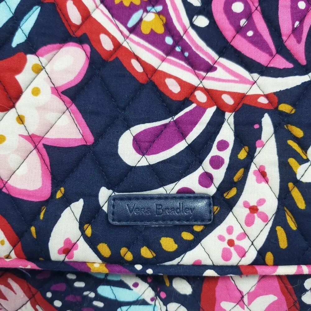 Vera Bradley Essential Tote Shoulder Bag Haymarket Paisley